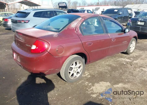 2001 Dodge Neon Se z USA, uszkodzony, nr VIN 1B3ES46C81D297796